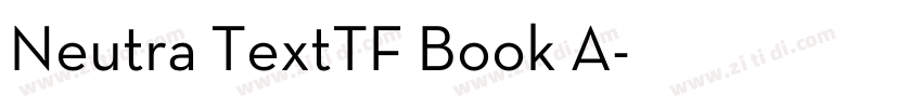 Neutra TextTF Book A字体转换